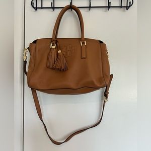 *MINT CONDITION* TORY BURCH Brown Leather Crossbody Bag